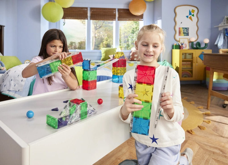 Magna-Tiles Deluxe Kuglebane - 90 dele - Billede 1