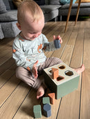 Puttekasse i træ - 10 dele - FLEXA - Fra 1 år.