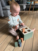 Puttekasse i træ - 10 dele - FLEXA - Fra 1 år.