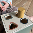 Puttekasse i træ - 10 dele - FLEXA - Fra 1 år.