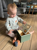 Puttekasse i træ - 10 dele - FLEXA - Fra 1 år.