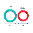 ARK - Brick armbånd m. tekstur - lille - stor