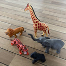 Jumbo Dyrefigurer - Jungledyr - 5 stk - Learning Resources - Fra 2 år.