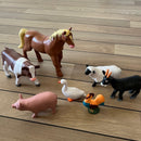 Jumbo Dyrefigurer - Bondegårdsdyr - 7 stk