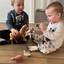 Jumbo Dyrefigurer - Bondegårdsdyr - 7 stk