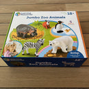 Jumbo Dyrefigurer - Zoo-dyresæt - 5 stk