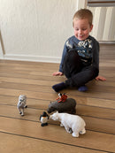 Jumbo Dyrefigurer - Zoo-dyresæt - 5 stk