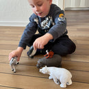 Jumbo Dyrefigurer - Zoo-dyresæt - 5 stk