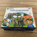 Jumbo Dyrefigurer - Jungledyr - Mødre & Unger - 6 stk