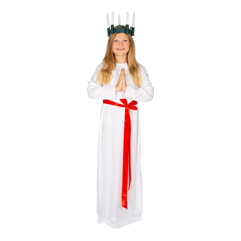 Luciakjole - Størrelse 122-134 - Fra 7-9 år