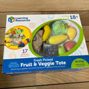 Legemad - Frugt & Grønt i plast - 17 dele.