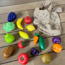 Legemad - Frugt & Grønt i plast - 17 dele.