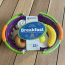 Legemad - Morgenmad i plast - 16 dele.