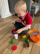 Legemad - Aftensmad i plast - 18 dele.