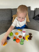 Legemad - Sunde Snacks i plast - 18 dele.