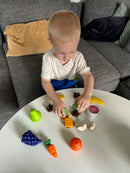 Legemad - Sunde Snacks i plast - 18 dele.