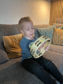 Tamburin i træ med 12 bjælder - Voggenreiter