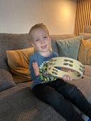 Tamburin i træ med 12 bjælder - Voggenreiter