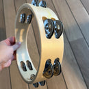 Tamburin i træ med 12 bjælder - Voggenreiter