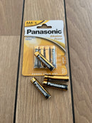 Panasonic Batterier - AAA - Pakke med 4 stk