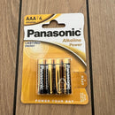 Panasonic Batterier - AAA - Pakke med 4 stk
