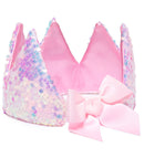 Prinsessekrone - Lyserød/sølv - Fra 3 år.