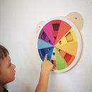 Aktivitetstavle - 1 stk Bamsehoved med farveblandings-aktivitet - Fra 18 mdr