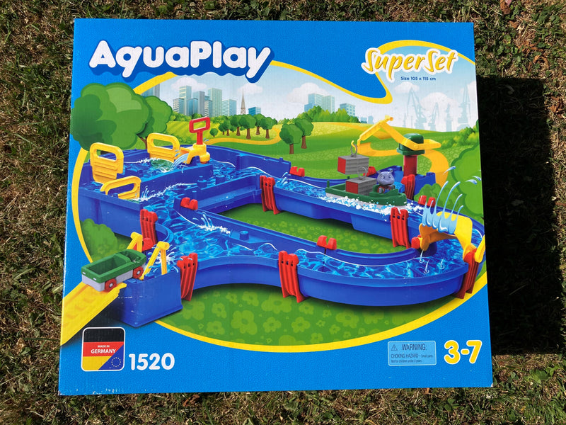 Aquaplay - Supersæt Vandkanal - 41 dele - Fra 3 år.
