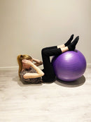 Yogabold med "anti-burst" - Ø: 75 cm - blå