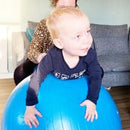 Yogabold i lilla med "anti-burst" - Ø: 65 cm