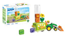 Playmobil junior - Traktor m. anhænger og plantekasse