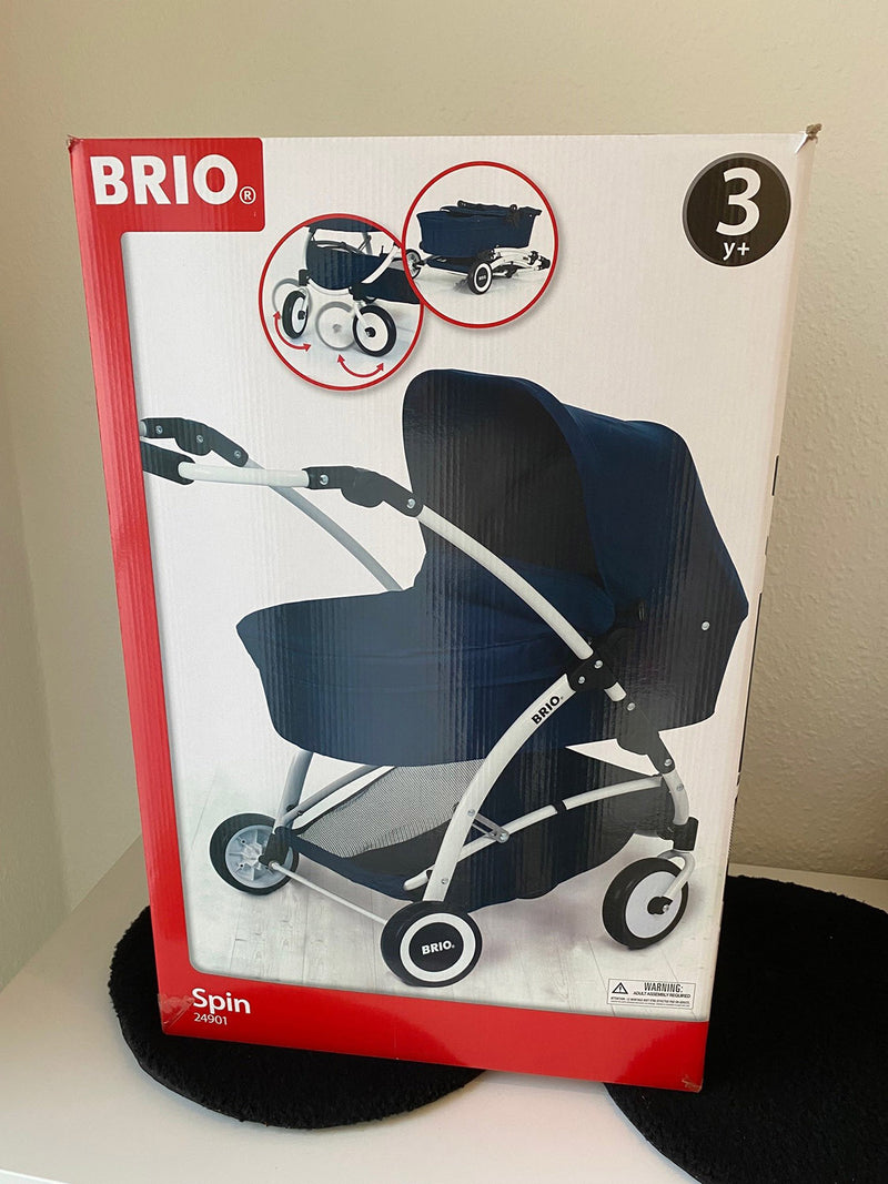 BRIO Dukkevogn Spin - Blå - Fra 3 år