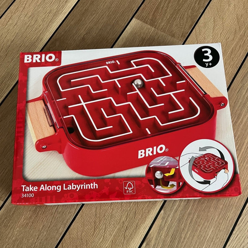 BRIO 34100 - Labyrint spil - Lukket udgave