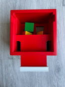 BRIO 30148 - Puttekasse i træ - Rød - Fra 1 år