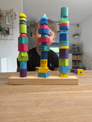 Stack Towers byggespil med 42 klodser - BS Toys - Fra 4 år.