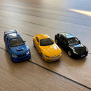 Biler, 3 stk. Speed Car Legetøjsbiler i metal - 1:43