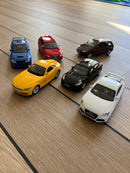 Biler, 3 stk. Speed Car Legetøjsbiler i metal - 1:43