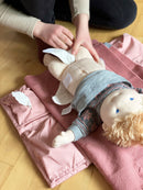 Byastrup Dukke Pusletaske - Rygsæk- Lavendel- Fra 3 år.