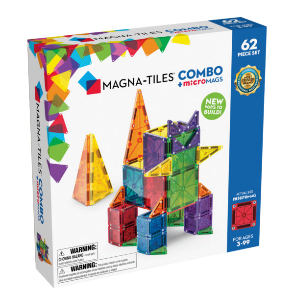 Magna-Tiles microMAGS Kombisæt - 62 dele