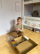 Magnetisk Kuglebane - Regnbue - 66 dele