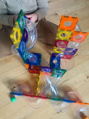 Magnetisk Kuglebane - Regnbue - 66 dele