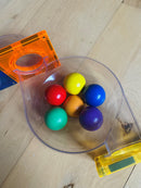 Magnetisk Kuglebane - Regnbue - 66 dele