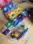 Magnetisk Kuglebane - Regnbue - 66 dele