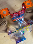 Magnetisk Kuglebane - Regnbue - 66 dele