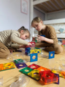 Magnetisk Kuglebane - Regnbue - 66 dele