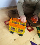 Magnetisk Byggesæt - Køretøjer - 50 dele