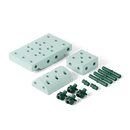 MODU - Curiosity Byggesæt - Grøn - 14 dele