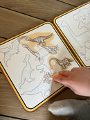 mierEdu - Mal med vand malebog - Dinosaurer