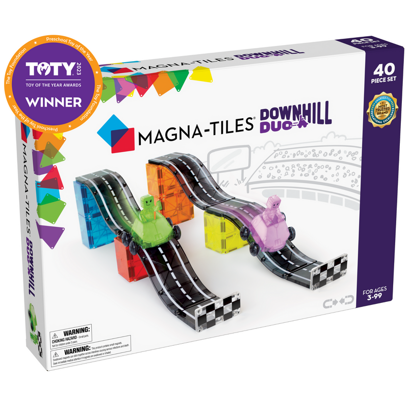 Magna-Tiles Downhill Duo - 40 dele - Fra 3 år.