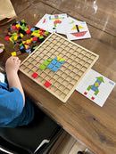 Mosaik Brikspil af træ - 116 dele